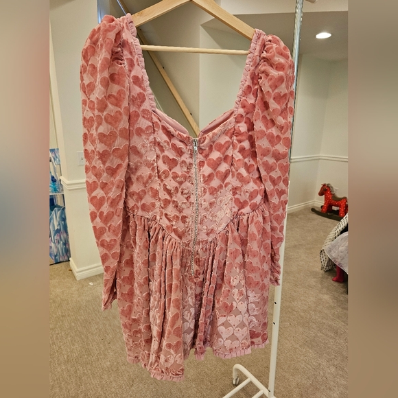 For Love & Lemons                     Theresa Mini Dress in Pink - Picture 7 of 8